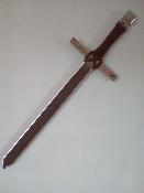 épée demie 2 mains style ancien 